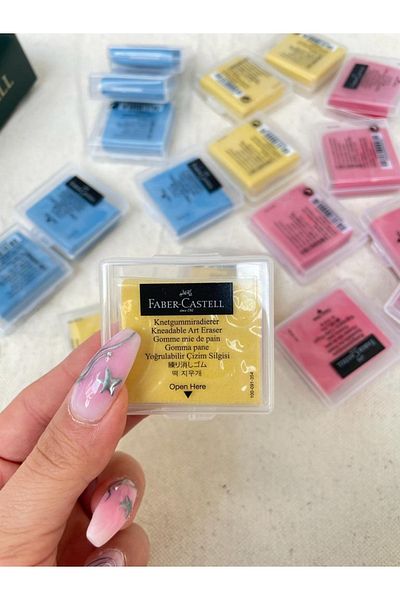 Planet Butik Faber Kneadable Drawing Eraser Yellow