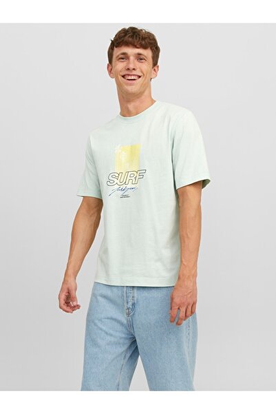 Jack & Jones Ανδρικό μπλουζάκι JACK JONES Printed Crew Neck 12234242