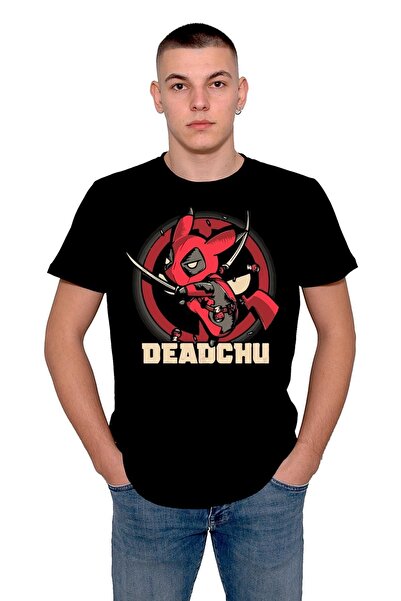 baskwear Tricou unisex Dead Pool Pikachu