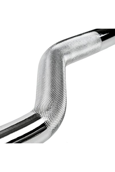 MultiFlexPro 120 Cm Içi Dolu Krom Halter Barı Z Bar Dambil Bar Ağırlık Barı Dambıl Bar