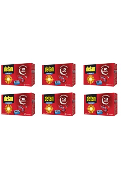 Detan Sivrisineksiz 10 Gece Süper Mat Ve Cihaz X 6 Adet