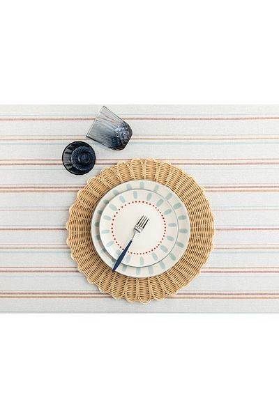 English Home Bunga Polypropylene American Service 38 Cm Blue