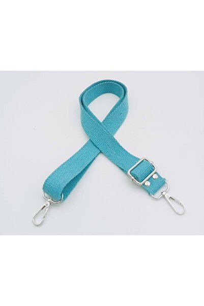 angel çanta aksesuar Pamuk Kolona 120x3 cm svetloplava sa srebrnim metalom