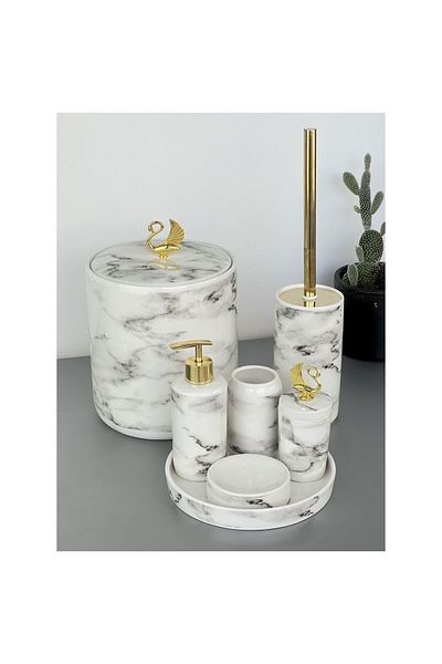 AROW Σετ Μπάνιου Riki Luxury Porcelain 7prc