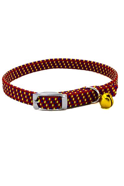 SKY TOPTAN Cattie Adjustable Elastic Cat Collar 1 cm X 30 cm Red