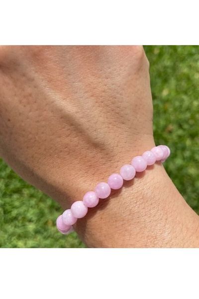 bedahşan Natural Stone Kunzite Bracelet 6mm
