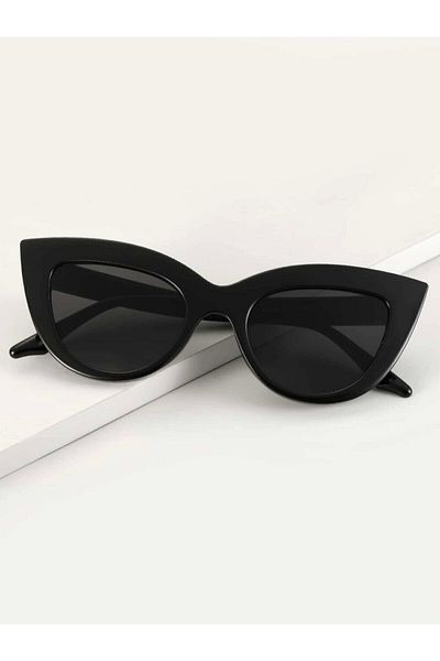 Mathilda Aksesuar Women's Thick Cat Eye Sunglasses