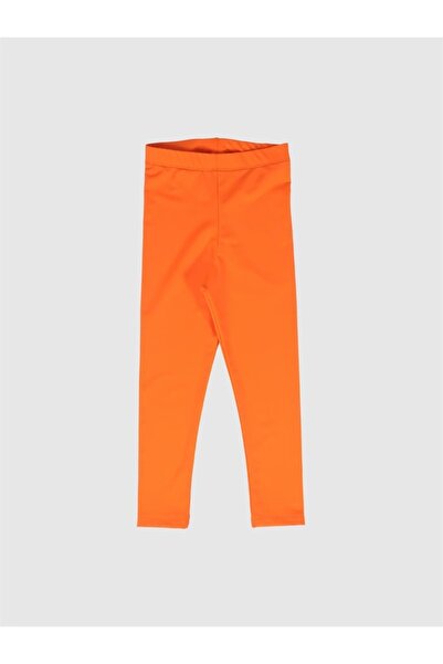 YHH Kids Fit Spor Çocuk Tayt Parlak Turuncu
