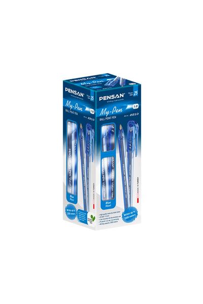 Pensan My-pen Vision Ball Point Tükenmez Kalem 1.0mm Mavi 25'li Kutu