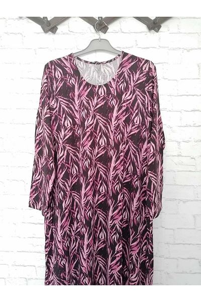 anne moda ankara Καλοκαιρινό μακρυμάνικο φόρεμα σε μεγάλο μέγεθος