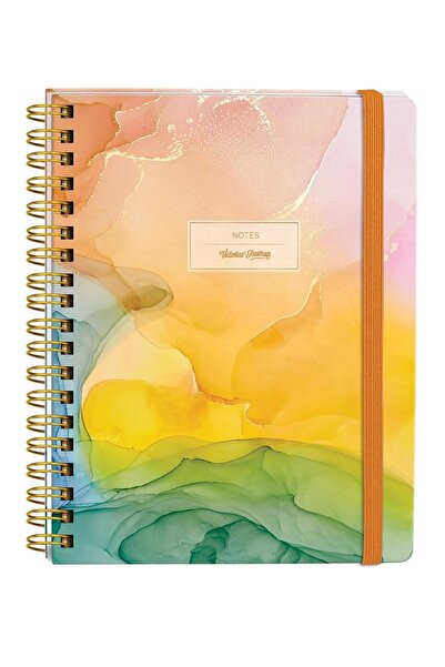 Victoria's Journals Spiralli Defter Sert Kapak 192 Sayfa 96 Yaprak 17x24 Cm 9...