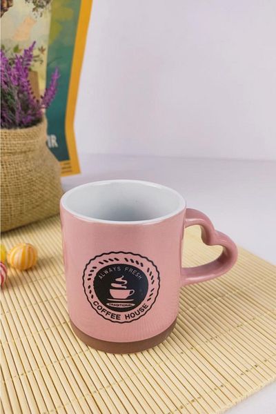 Digithome New Bone Porcelain Mini Cup Espresso Cup 7 Cm Pink - Hlt-47 C320.049