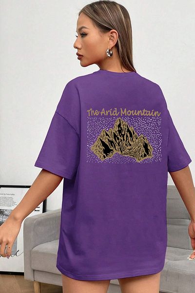 uyguntarz Μπλουζάκι Unisex Arid Mountain Printed