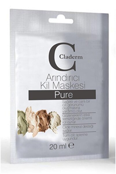 Claderm Kil Maskesi 20 ml Sachet Pure