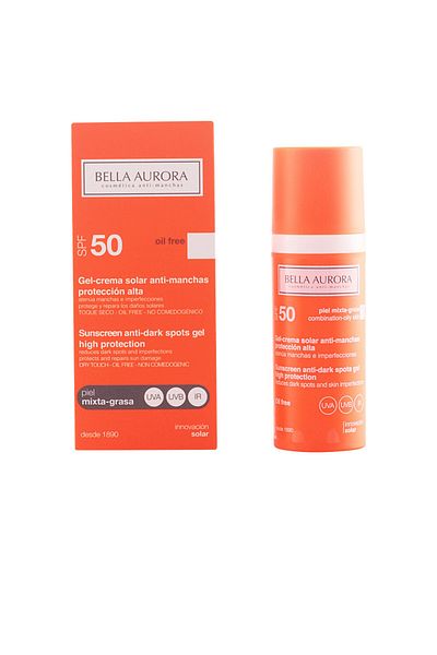 Bella Aurora Solar Gel Gegen Dunkle Flecken Gemischt/ölig Spf50 Bella Aurora 50 ml