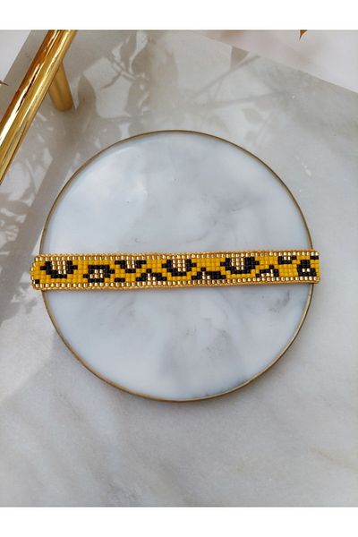 BUNİTA DESİGN Colorful Leopard Miyuki Beaded Bracelet
