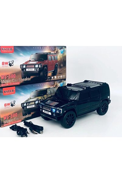 JUNGLEE Ws-590 Hummer Oto Tasarımlı Bluetooth Hoparlör Sd Kart Usb Fm Radyolu...