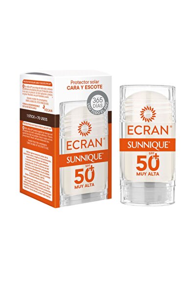 Ecran SUNNIQUE SPF50+ sunscreen stick for face and décolleté 30 ml