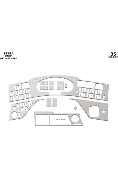 meriç cockpit design ميريتش ®   Setra S 417 Hdh توربيدو أمامي مطلي بالألمنيوم...