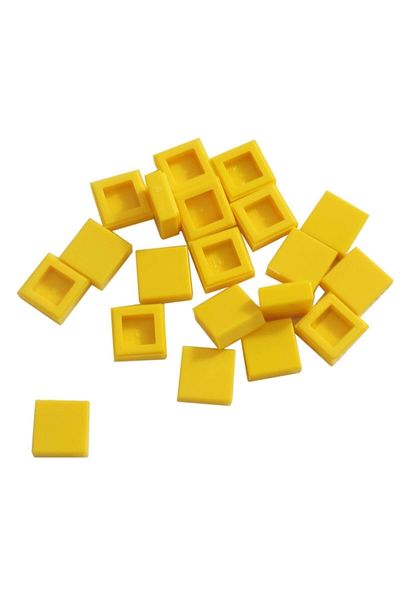LEGO Original Accessory Custom MOC Creator Tile 1 x 1 Yellow Tile 6 pieces will be sent