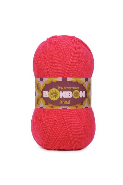 BONBON Crystal Fiber Floss 98299 Geranium Flower 100 Gr. 1 Piece
