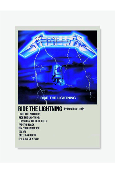 fırsatlar diyarı Ride The Lightning - Poster de perete cu card de informații ...