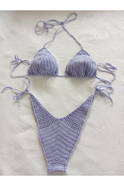 MERUT STYLE HAYATINI RENKLENDİR Lavanta Renk Bikini Takımı