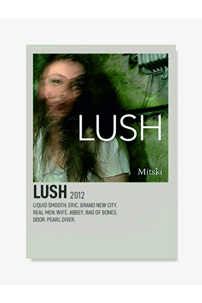Lush-Mitski Music Info Card Wall Poster