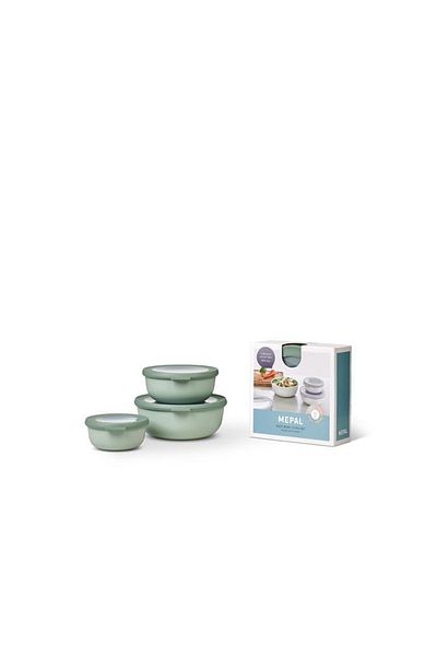 Mepal Set Cirqula Round 3 Piece Storage Container