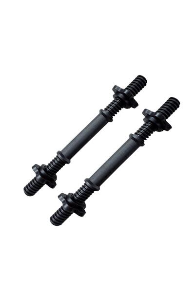 AVESSA Siyah Abs-35 Plastik Bar Çift 30 Cm Dambıl Seti Plastik 3 Kg