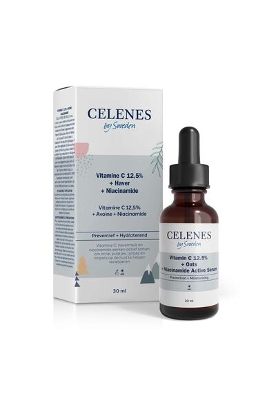 Celenes By Sweden Vitamin C 12.5% Oats Niacinamide Active Serum