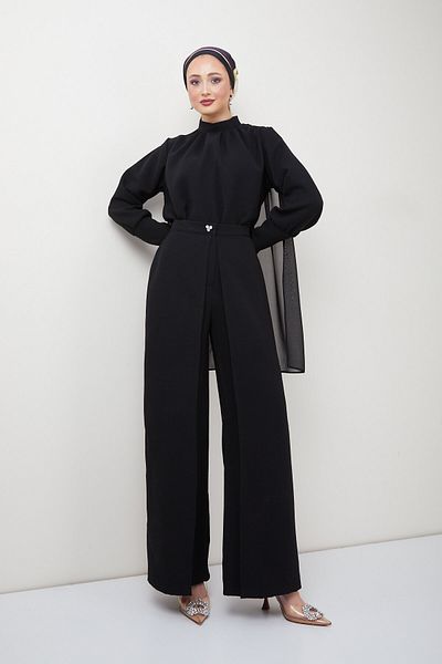 THE RAREBELL Σετ τουνίκ Chiffon Cloak Hijab Crop