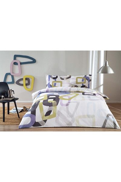 Taç Double Duvet Cover Set Feur Lila