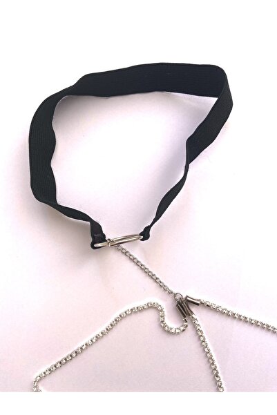 Classy Bacak Bantlı Taşlı Bacak Zinciri, Kaymayı Önleyen Bantlı Su Yolu Bacak Aksesuarı ( Ölçü Ayarlamalı)