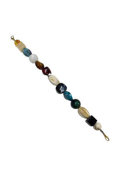 EleganTShoP Akrilik Taşlı Boncuklu Çanta Sapı 6z5