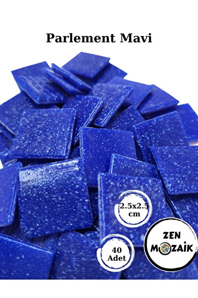 Zen Mozaik Sanatsal Mozaik Çalışmalarınız Için 25x25 Mm (2,5x2,5 Cm) Renkli C...