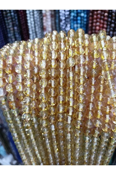 RLX BUJİTERİ حجر الشمس الاصفر حجر طبيعي 8 مم حجر طبيعي