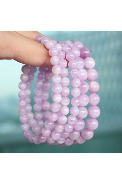 bedahşan Natural Stone Kunzite Bracelet 6mm