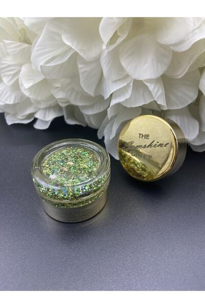 The Semshine Glitter Burberry Green Jel Glitter Göz Farı
