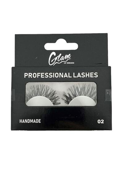 Glam Of Sweden رموش احترافية مصنوعة يدويًا # 02 10 جرام 10 جرام