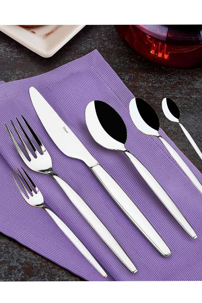 Hisar Lidya 72 Piece Stainless Steel Cutlery Set for 12 Persons