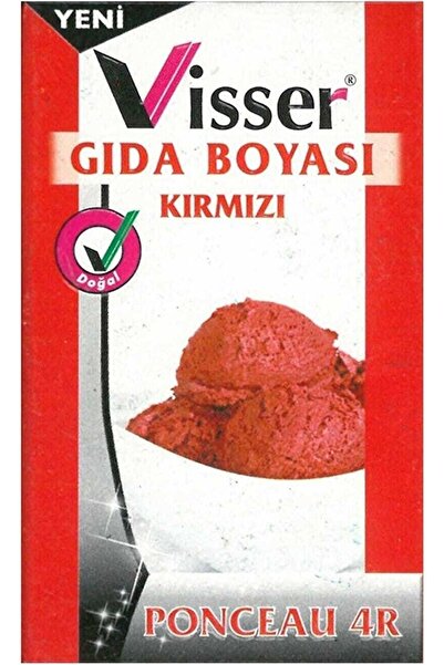 Visser Gıda Boyası Toz 9gr Kırmızı