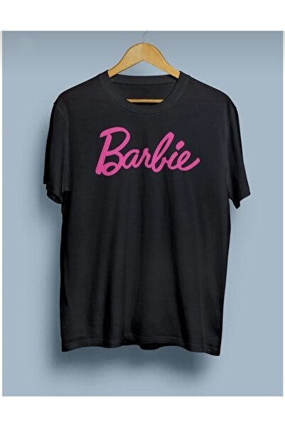 Josette Black Barbie Text Printed Oversize T-shirt