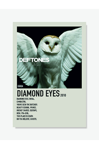 fırsatlar diyarı Diamond Eyes - Deftones Müzik Info Card Bilgi Kartı Duvar Posteri