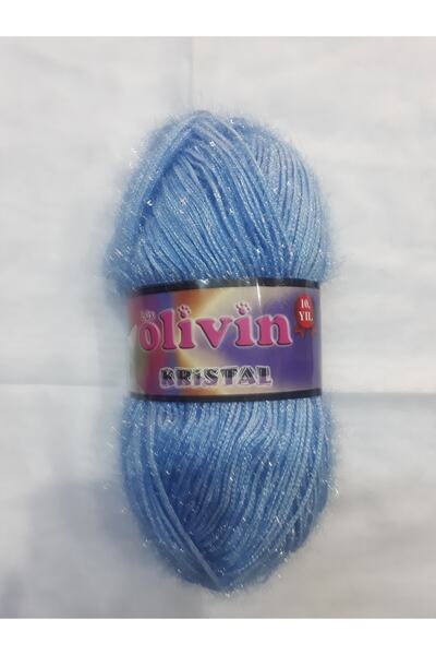 Olivin Simli Kristal Ip ( 5 Adet Fiyatıdır)