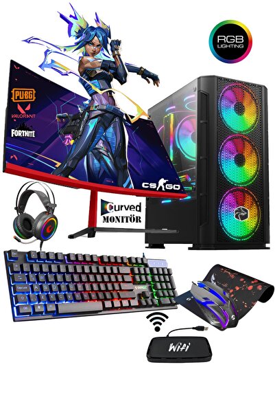 Zeiron Power X42 I5-9600k 16gb 256gb Ssd Gtx1050ti 23.8" Oyuncu Masaüstü Bilg...