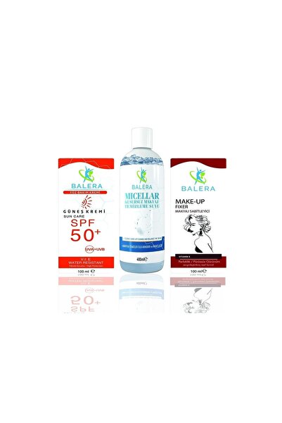 BALERA Sun Care 50+ - مثبت المكياج وماء ميسيلار