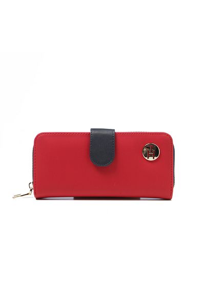 TH Women's Wallet & Card Holder Th-yk15007 Red-navy