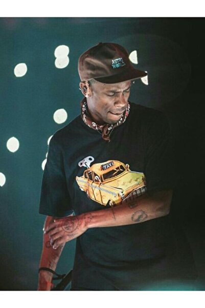 CERENCE AKÇA OKULCUNUZ تي شيرت Hiphop Travis Scott Look Mom I Can Fly مطبوع ب...