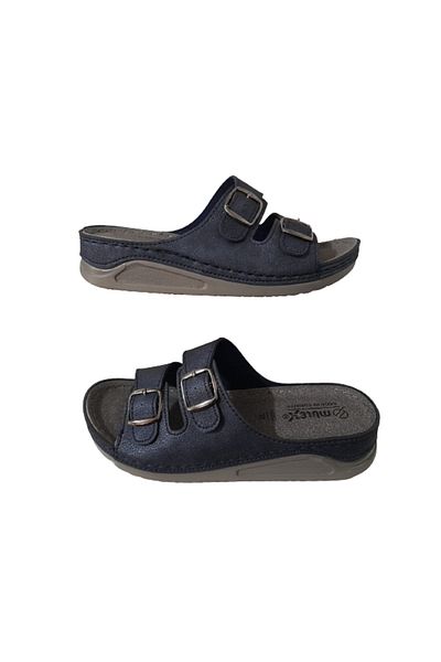 MULEX Ανατομικές Παντόφλες Navy Blue